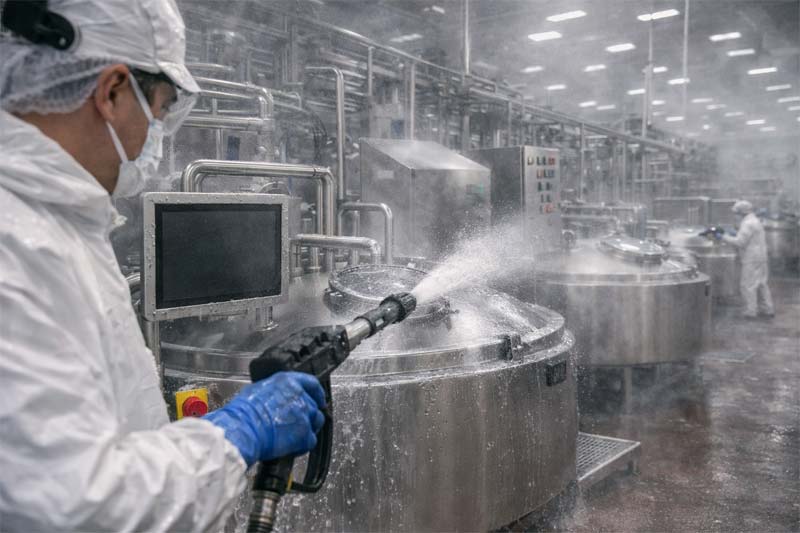 Dairy and beverage production line